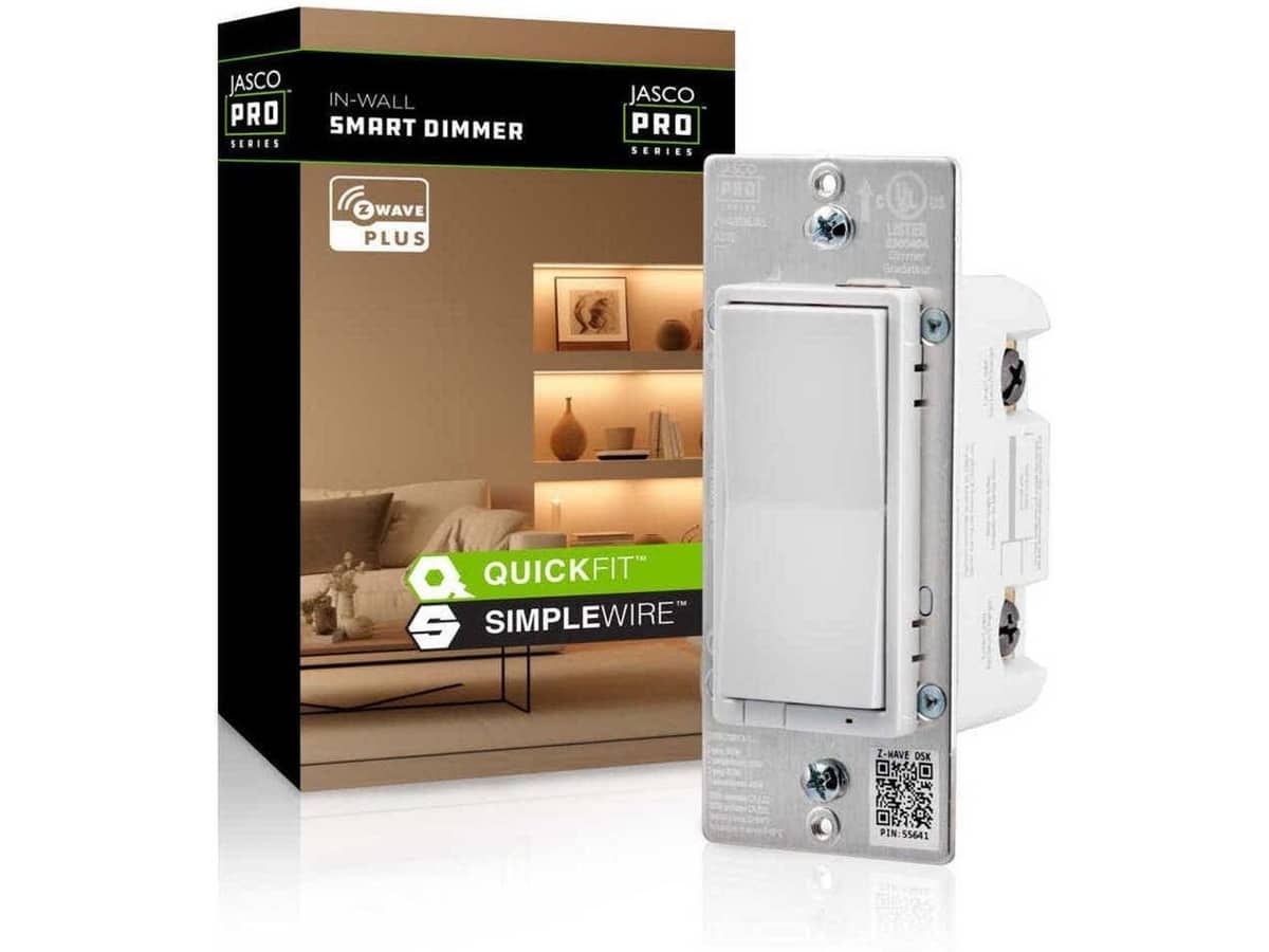 JascoPro 59383 Z-Wave Plus In-Wall Smart Paddle Dimmer