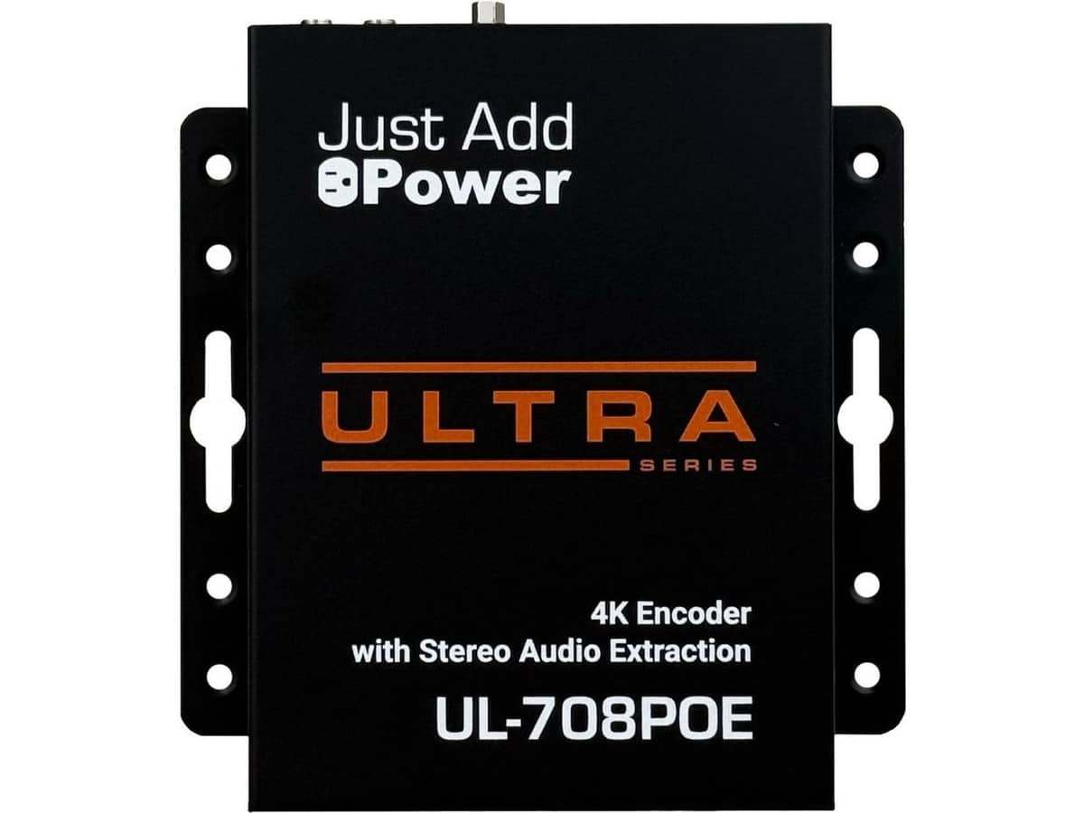 UL-708POE Ultra Series 4K Encoder (Transmitter) with Audio Extraction