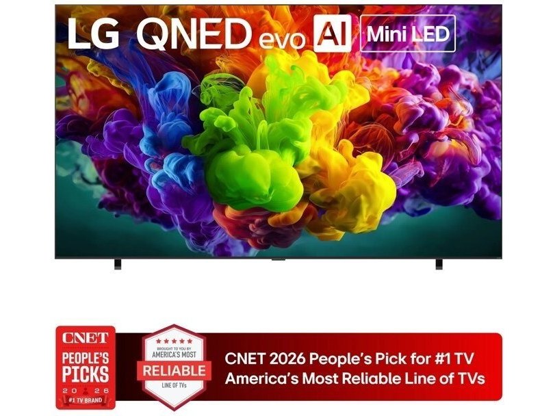 115 Inch Class LG QNED evo AI QNED92B 4K Smart TV 2026Q - view 1