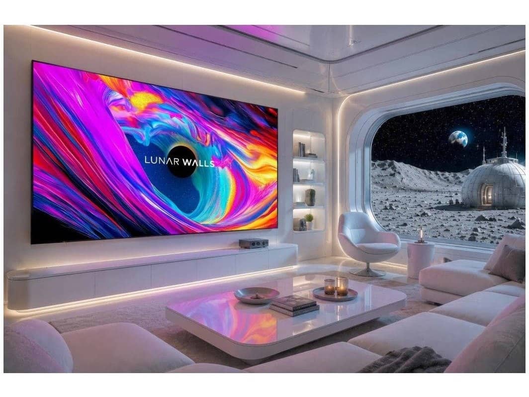 LP3040412S Phase 3840 109" 16:9 Widescreen Video Wall (1.2mm) - installed view