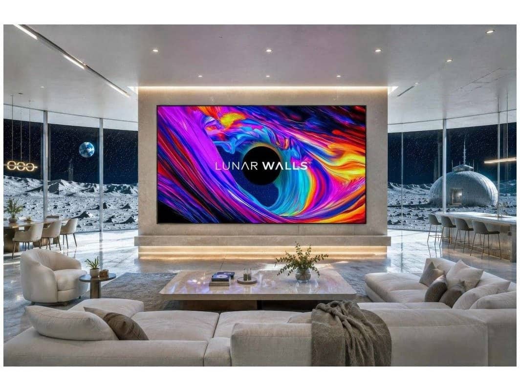 LP7050409S Phase 7680 130" 2.22:1 Cinemascope Video Wall (0.9mm) - installed view