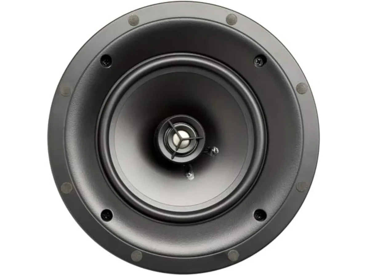 MartinLogan IC6 - front (grille removed, drivers and mounting ring)
