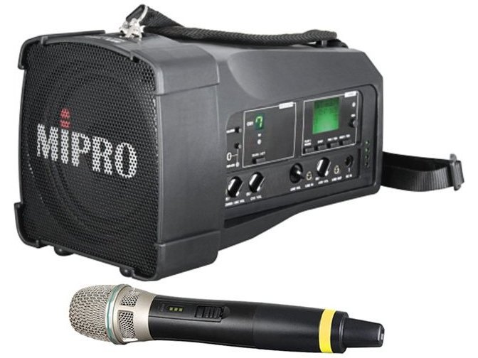MIPRO MA-100/ACT58H 50W Portable Bluetooth PA System with Wireless Handheld Microphone