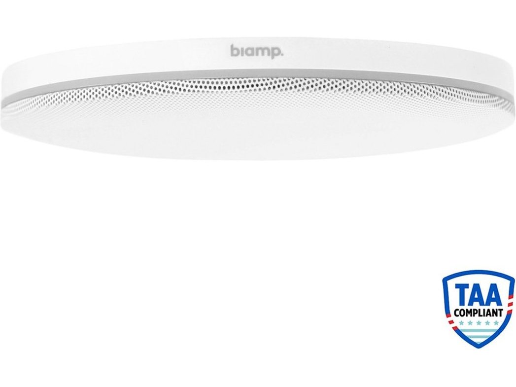 Biamp Parle TCM-XEX Low Profile Beamtracking Ceiling Microphone - White