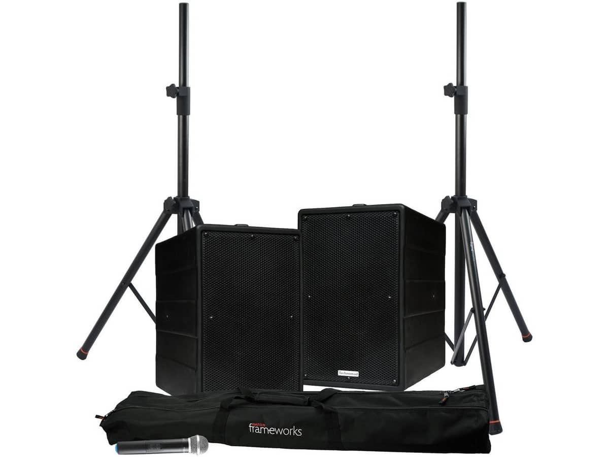 Military Physical Fitness Portable Boot Camp Sound System with Technomad Weatherproof Sound System
