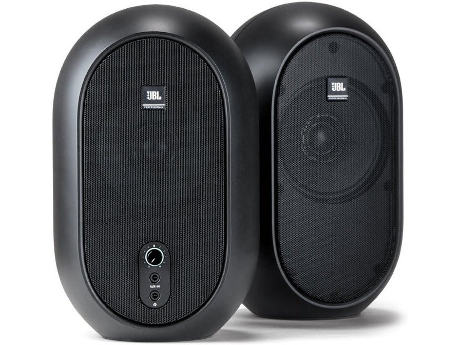 JBL One Series 104 Compact 4.5" Powered Desktop Reference Monitors - Pair