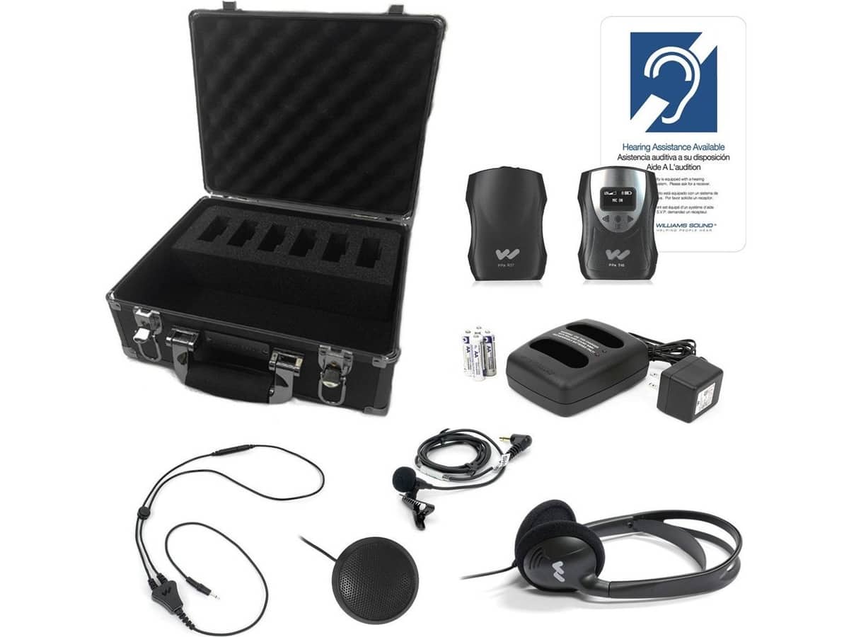 Williams AV FM ADA KIT 37 RCH FM ADA Rechargeable Portable Listening System
