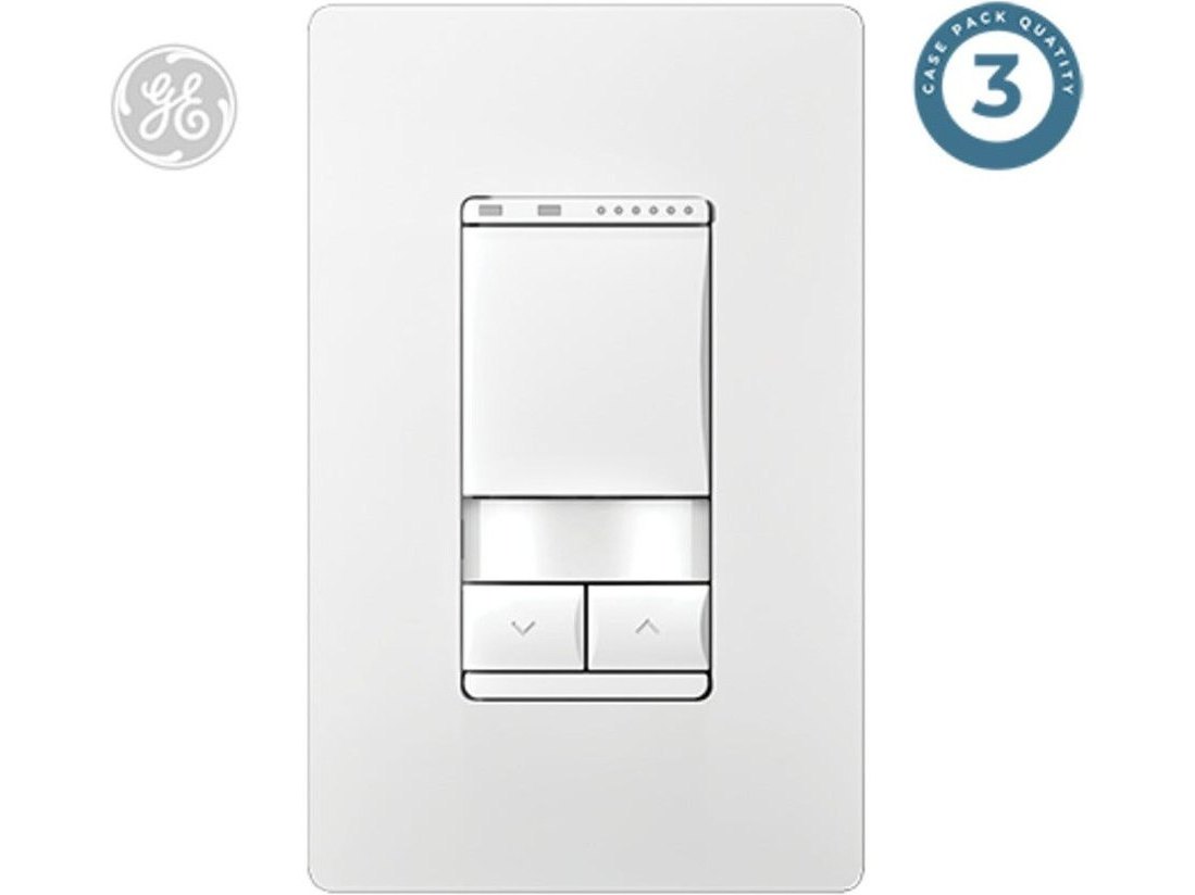 Savant 93132377 CSWDMBLK3T1/MSWF GE Proseo Flex WiFi Button Motion Dimmer - Snow White