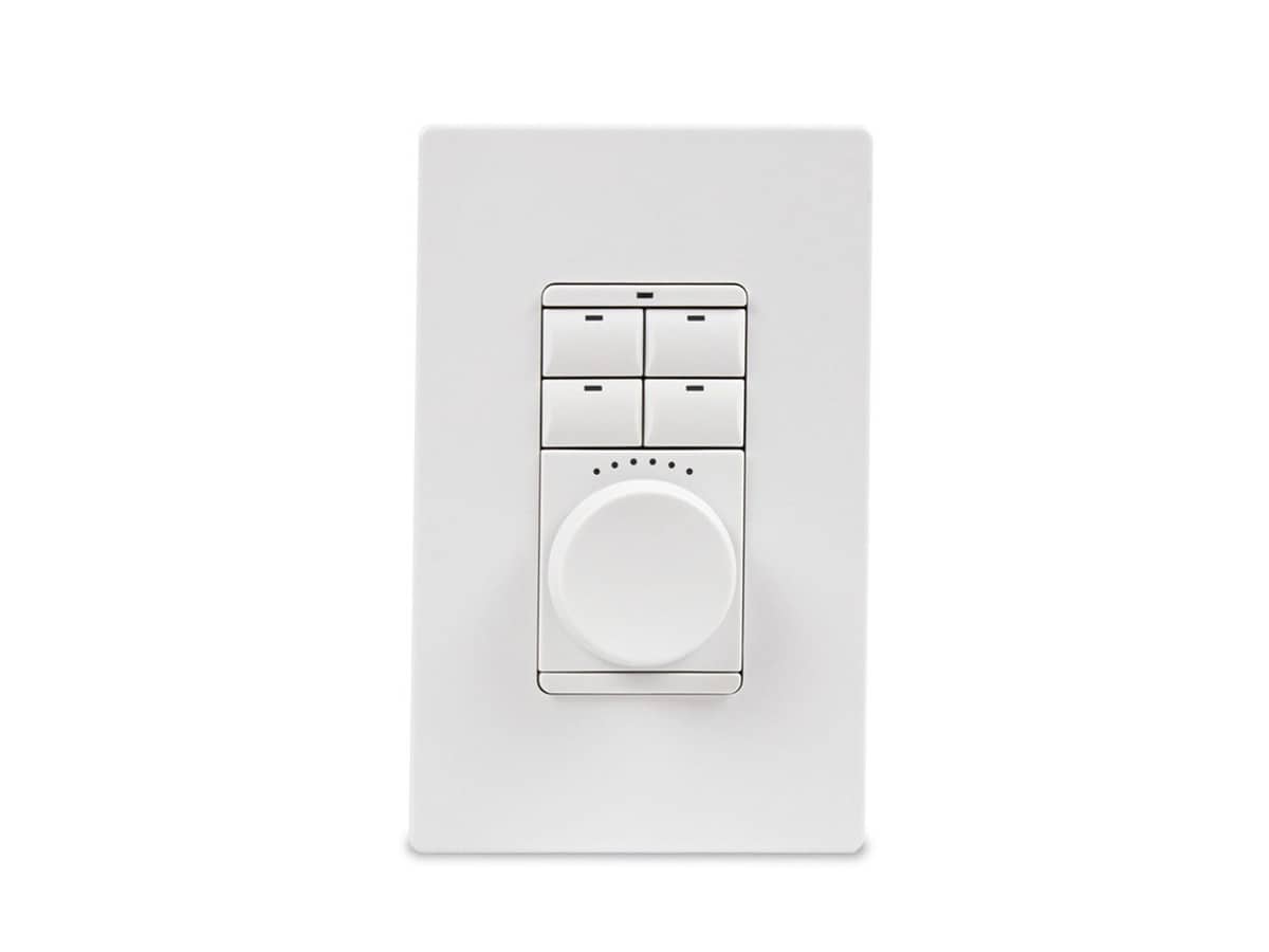 Savant WPK-SWA105-00 Echo Wireless Dial Keypad, Adaptive Dimmer - Snow White