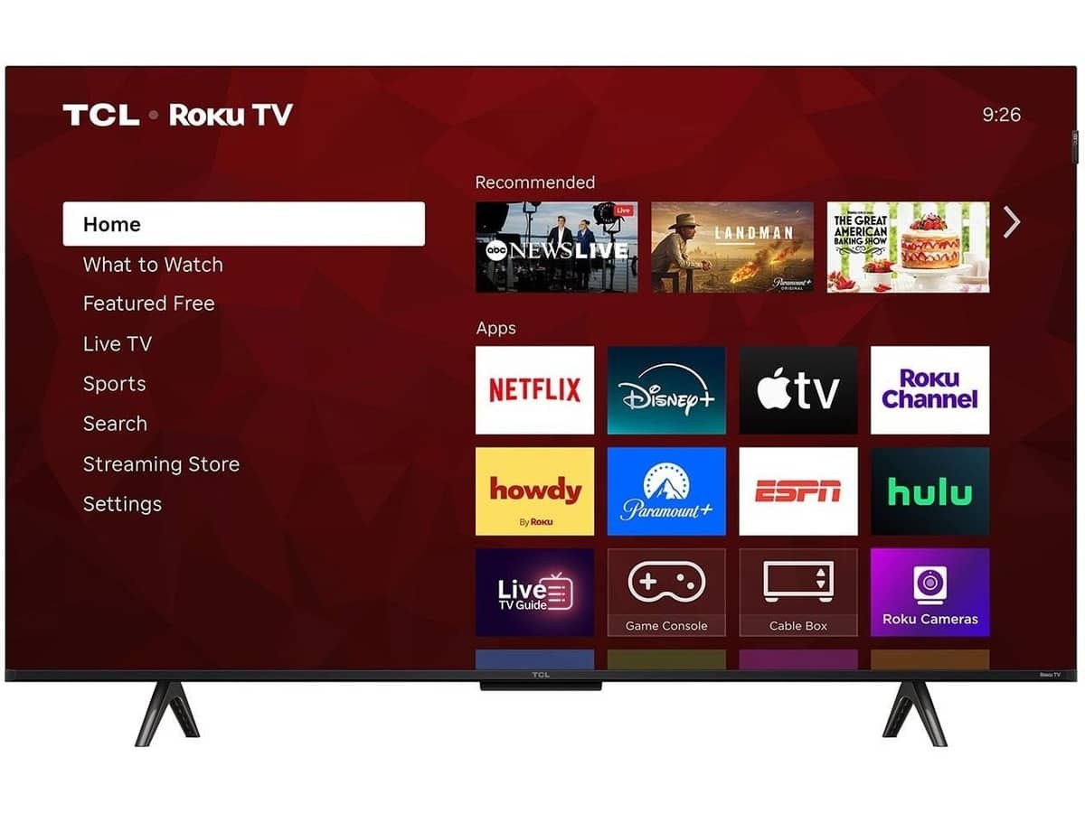 Q6LR Class QLED TV, with Roku TV with Voice Remote - front view