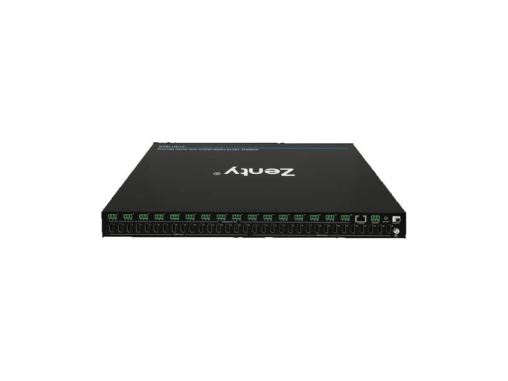 Zenty ZT-MT16AR matrix switcher rear panel